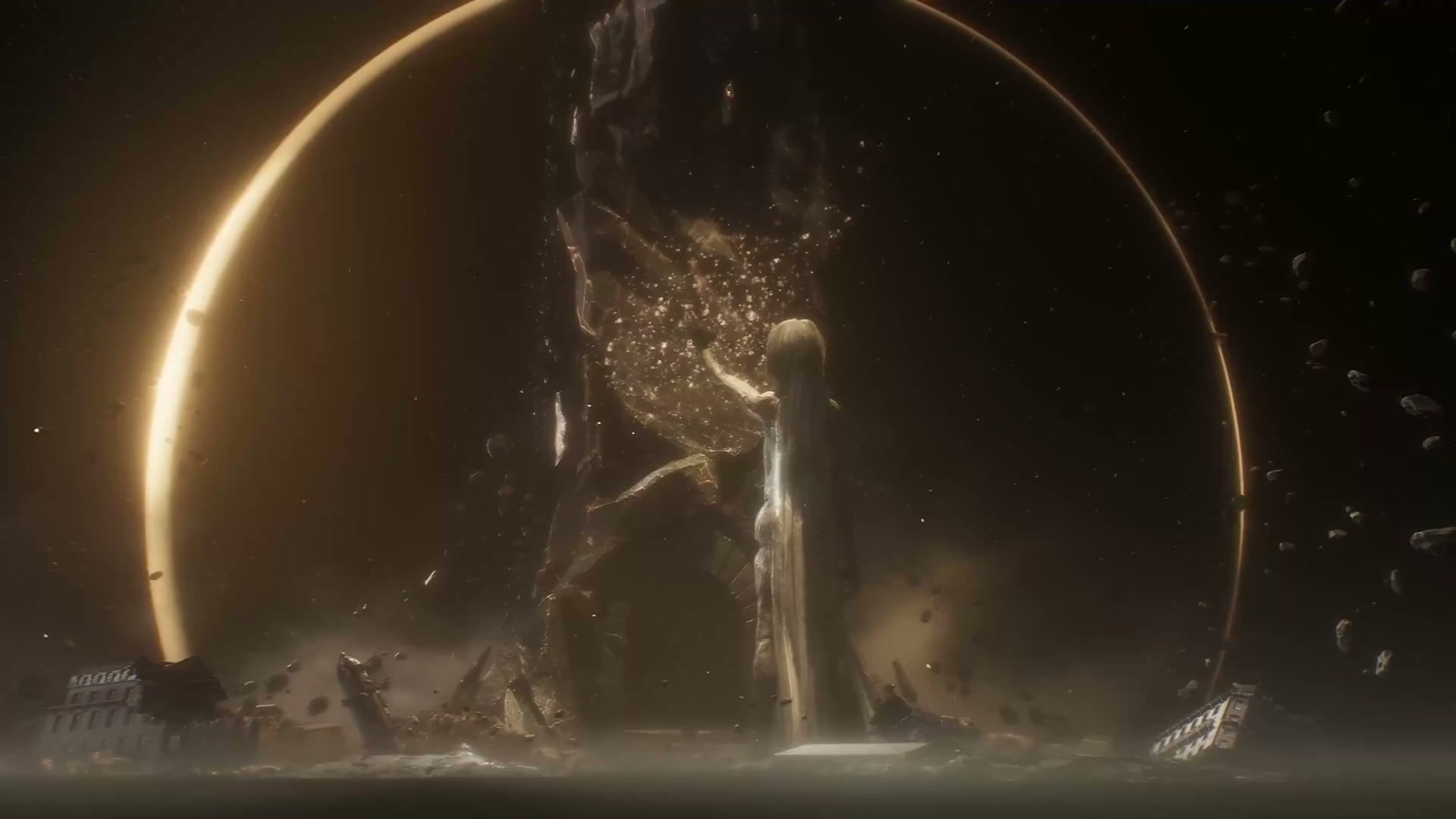 The Monolith and Paintress in original Clair Obscur: Expedition 33 footage